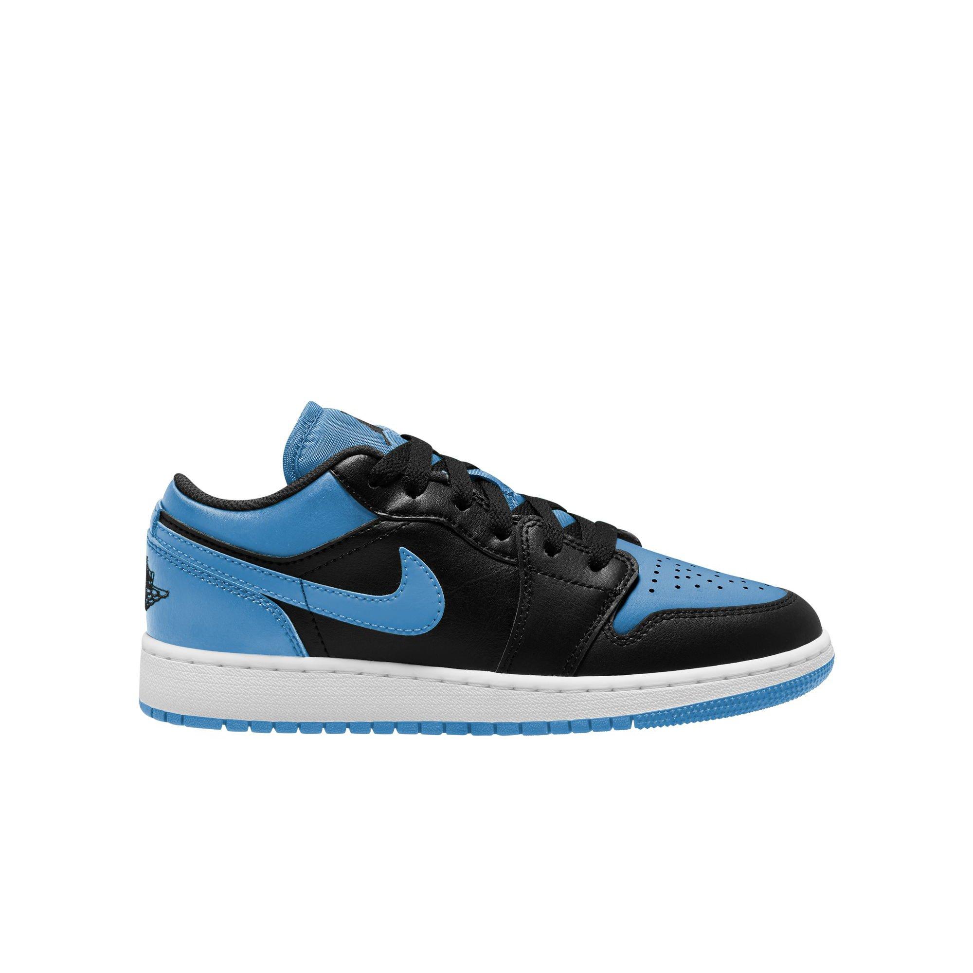 Carolina blue cheap and black jordans